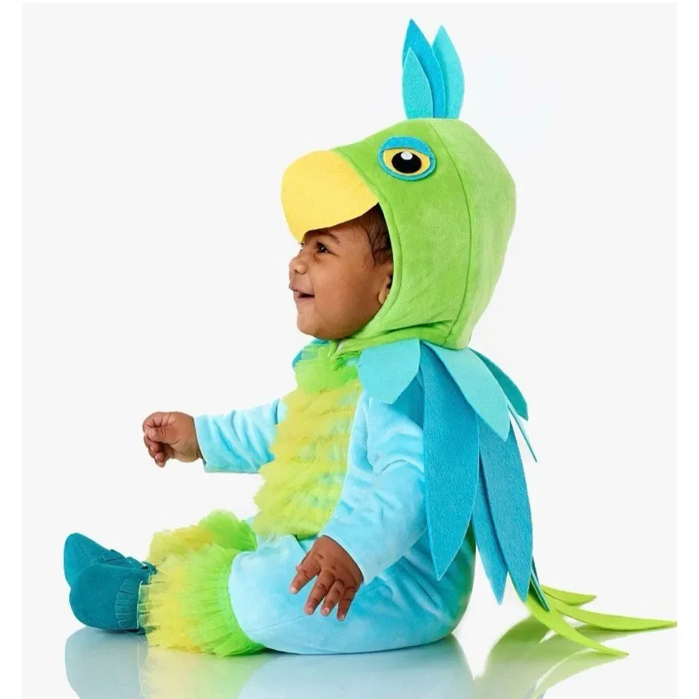 Pottery Barn Kids Baby Bright Parrot Costume 6-12m